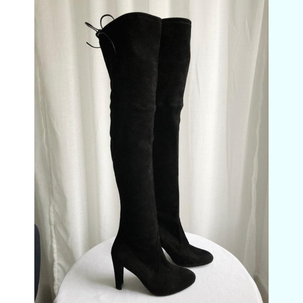 Stuart Weitzman Highland Over The Knee Heel Boots - Picture 2 of 14